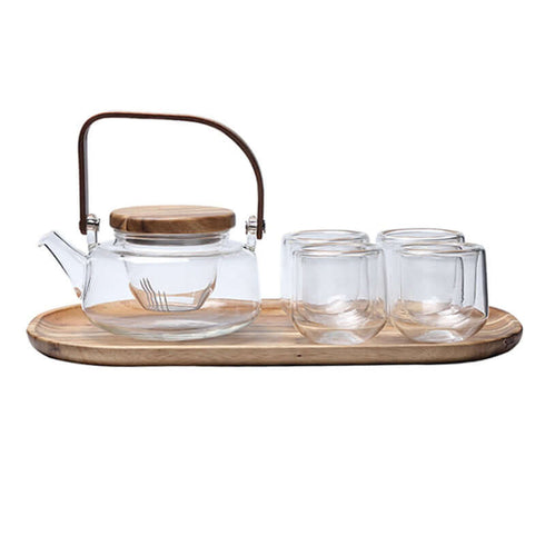 Teapot Set - Glass - 600ml